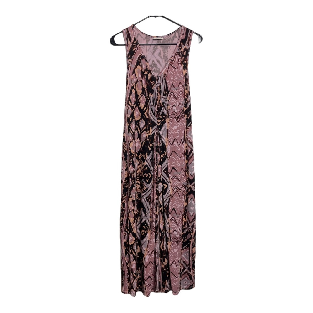 Plume and Thread Batik Style Maxi Dress Size Small Made in USA